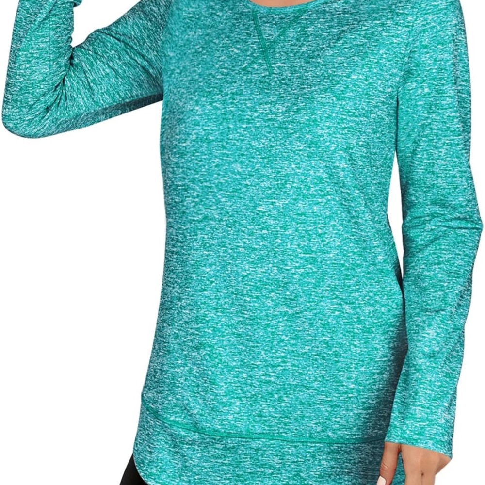 Teal Long Sleeve Women's Tunic